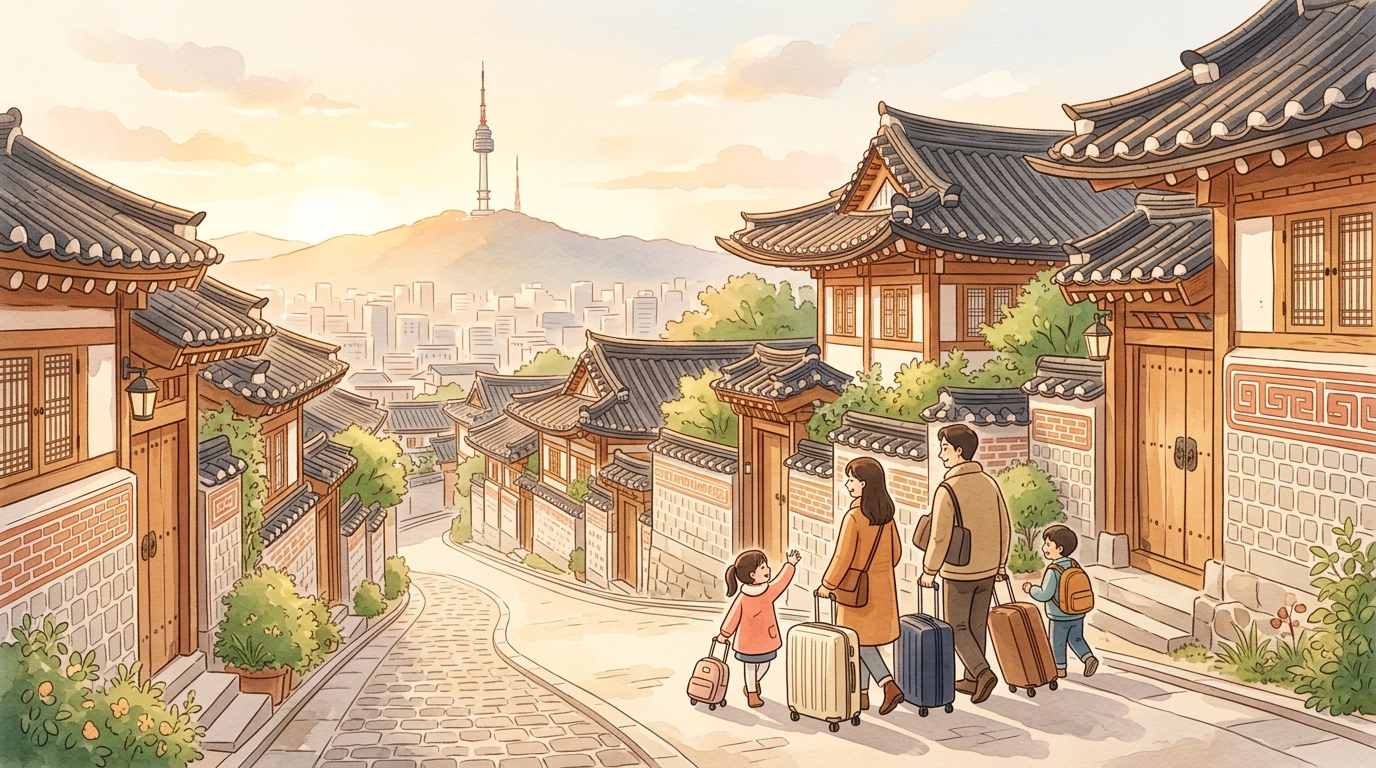 D4 场景：北村韩屋晨光告别